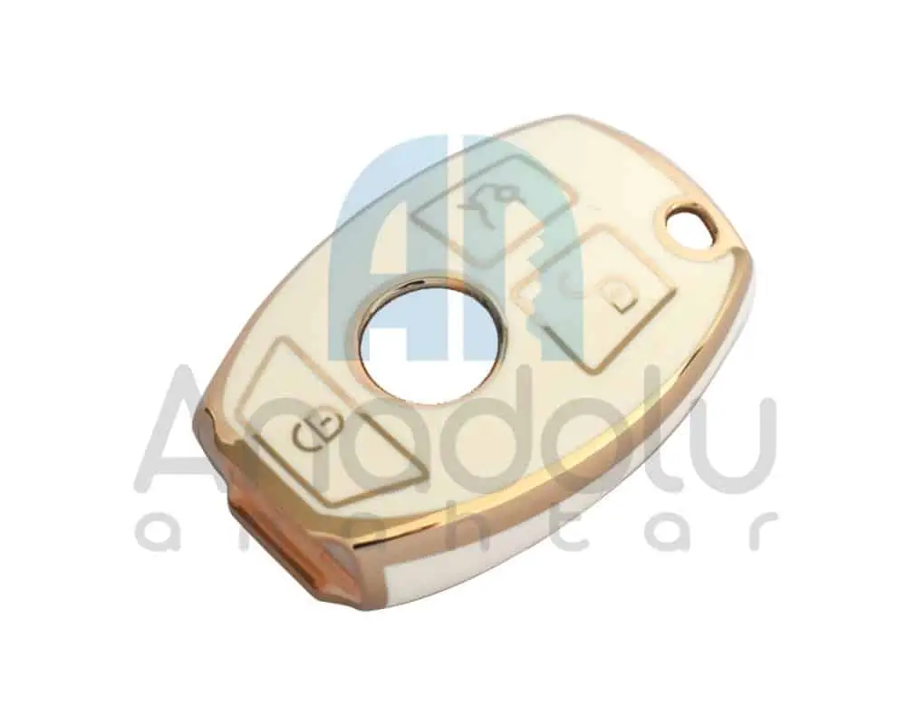 2610-B | Mercedes Nano Silikon Kılıfı 3 Buton - Görsel 2