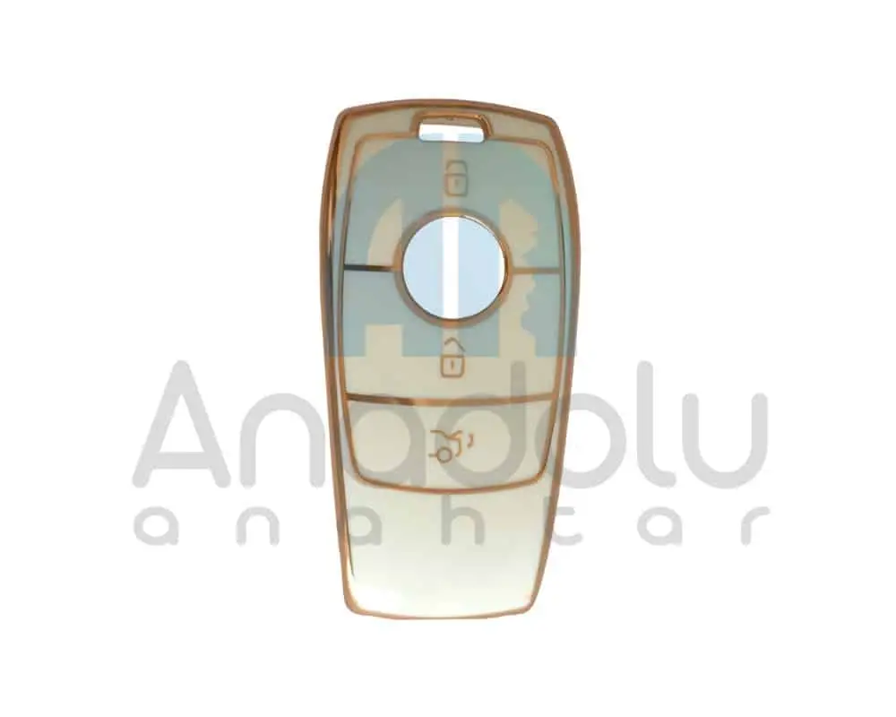 2611-W | Mercedes Nano Silikon Kılıfı 3 Buton