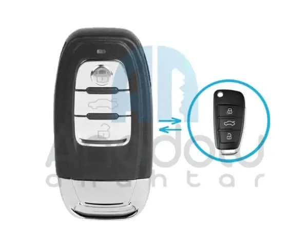 2944 | Audi Sustalı-Smart Donuşum Kumanda Kabı 3 Buton