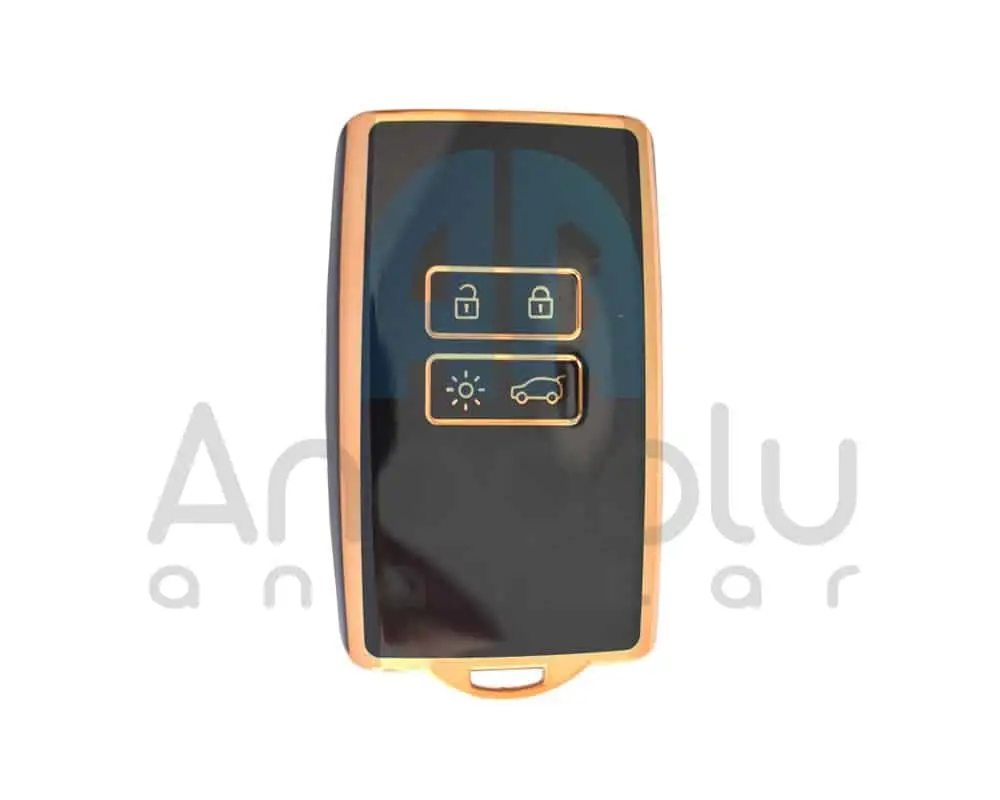 3510-B | Renault Kart Kumanda Nano Silikon Kılıfı 4 Buton