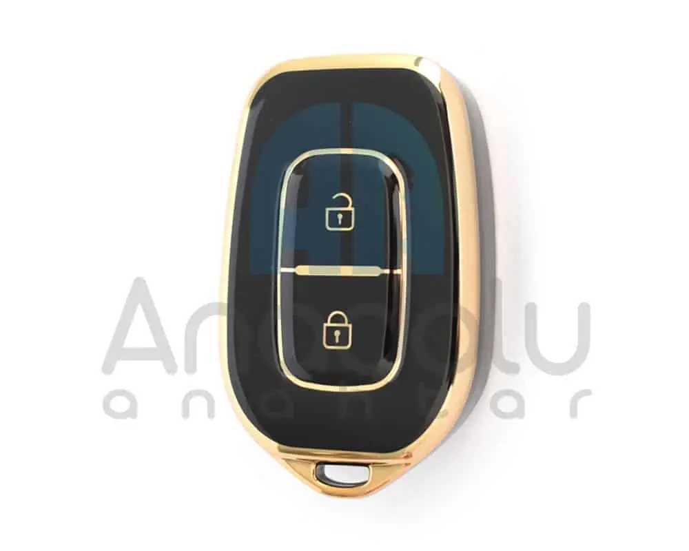 3511-B | Renault Silikon Kılıfı 2 Buton