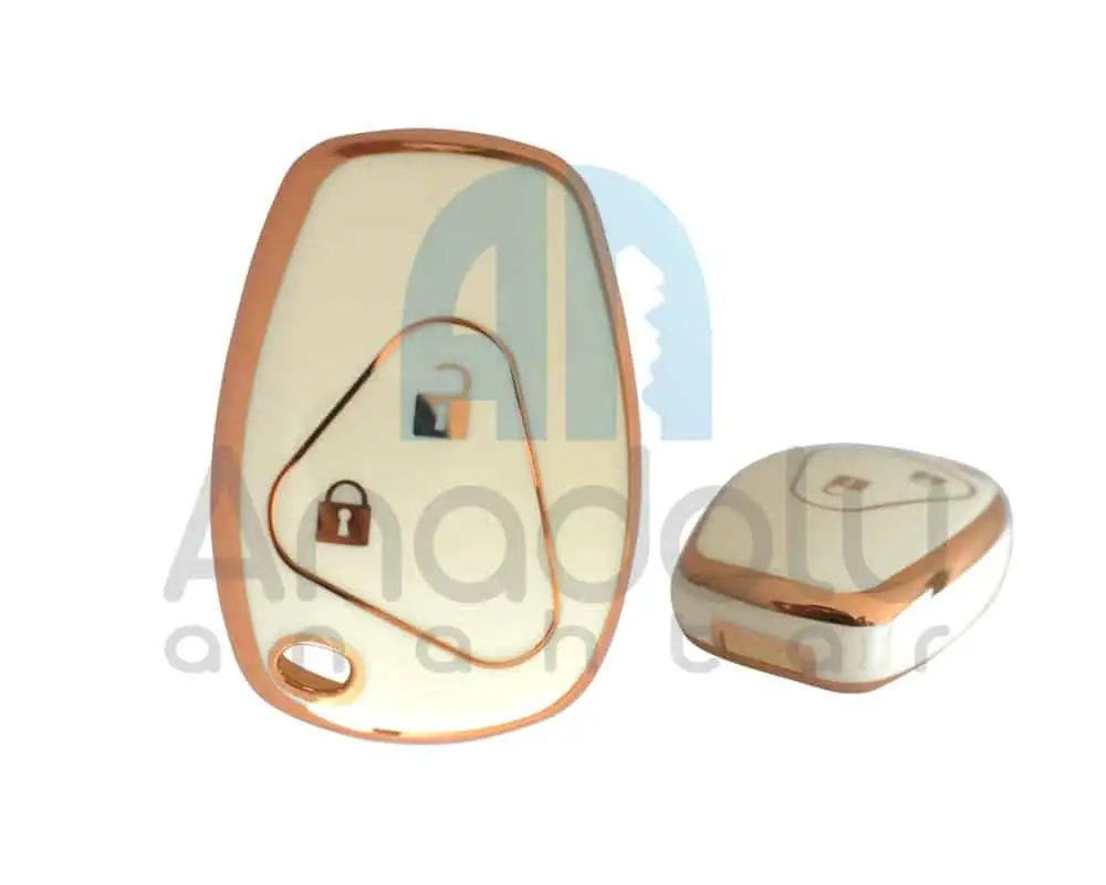 3520-W | Renault Kumanda Nano Silikon Kılıfı 2 Buton