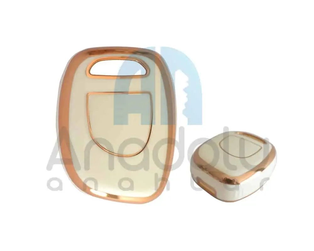 3521-W | Renault Tek Buton Kumanda Silikon Kılıfı