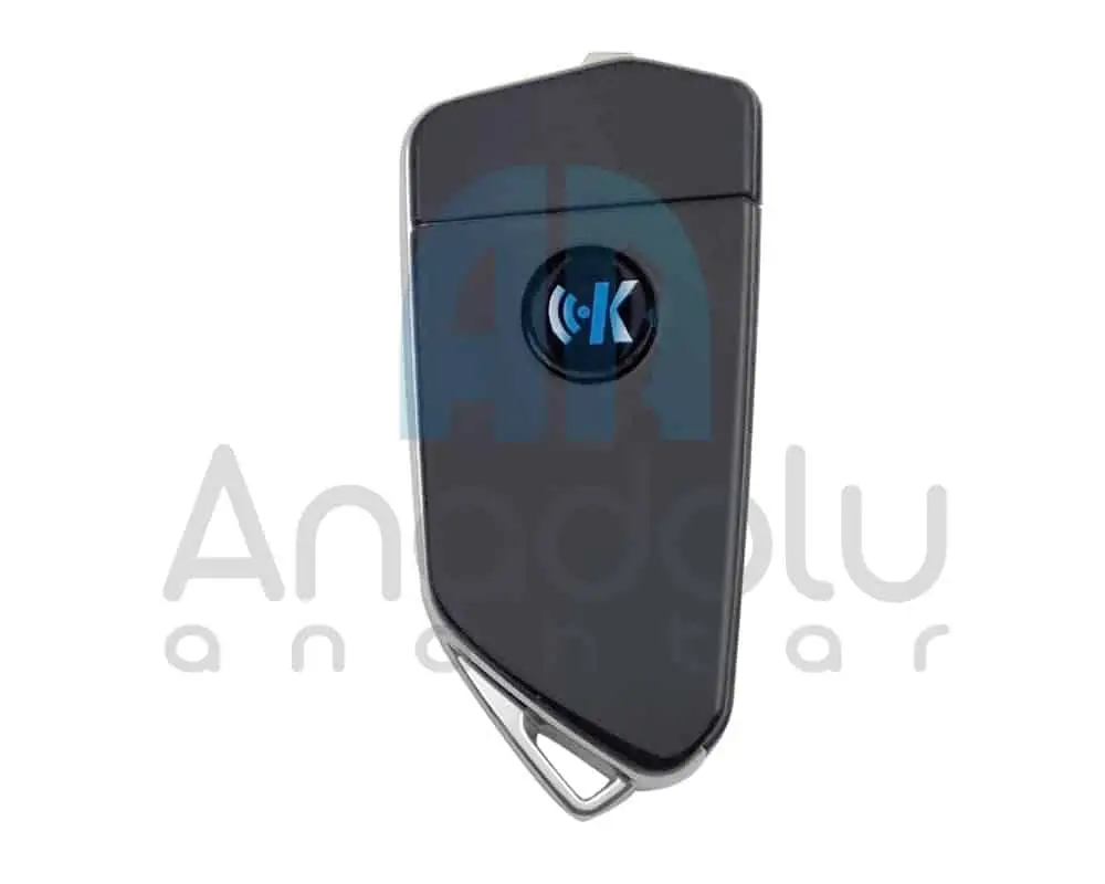 6326 | Keydiy KD VW Tipi Sustalı Kumanda 3 Buton B34 - Görsel 2