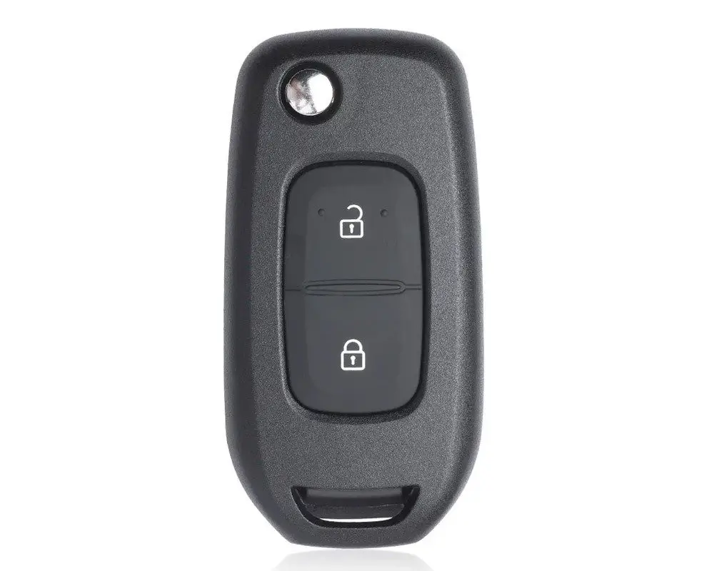 3536 | Renault Sustalı Kumanda Kabı 2 Buton Siyah Beyaz Renk