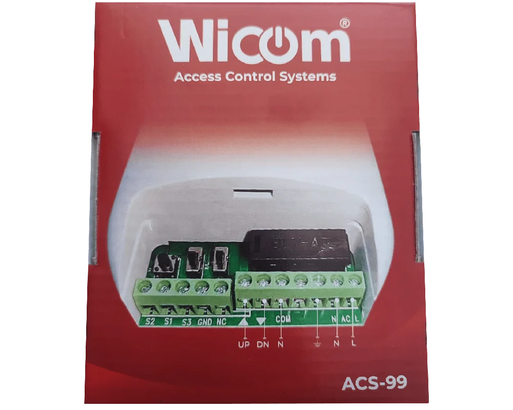 9006 | Wicom trafolu Otomatik Kepenk Alıcısı +2 Adet Kumanda PW2 4 AA9006