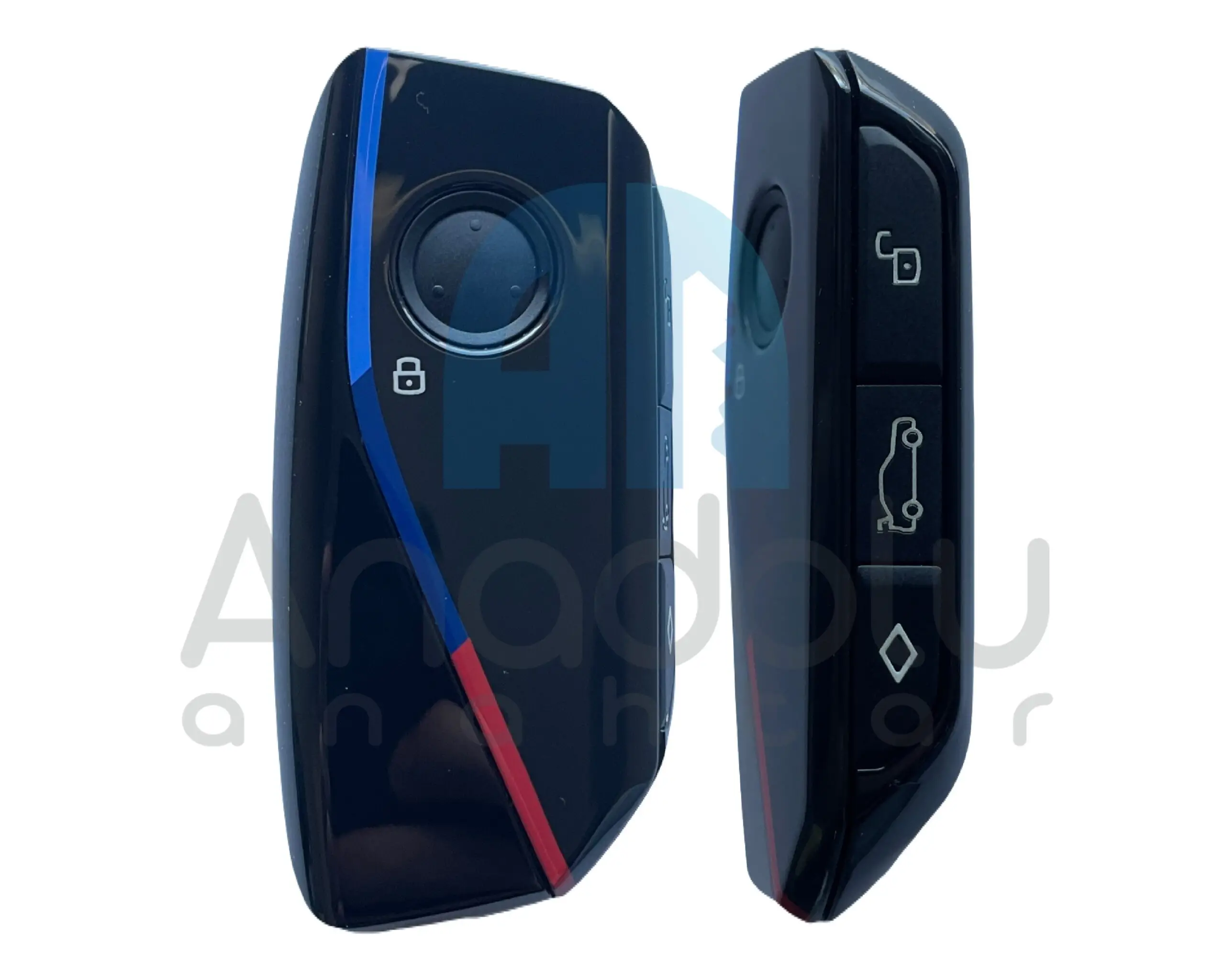 2785 | BMW 2023 Yeni Kasa Kumanda 3 Buton Kumanda Kabı Siyah - Görsel 2