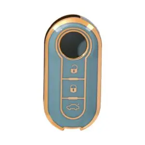 3810-G | Fiat Sustalı Nano Silikon Kılıfı 3 Buton Gri