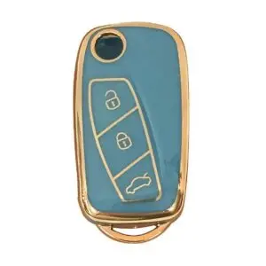 3812-G | Fiat Fiorino Nano Silikon Kılıfı 3 Buton Gri