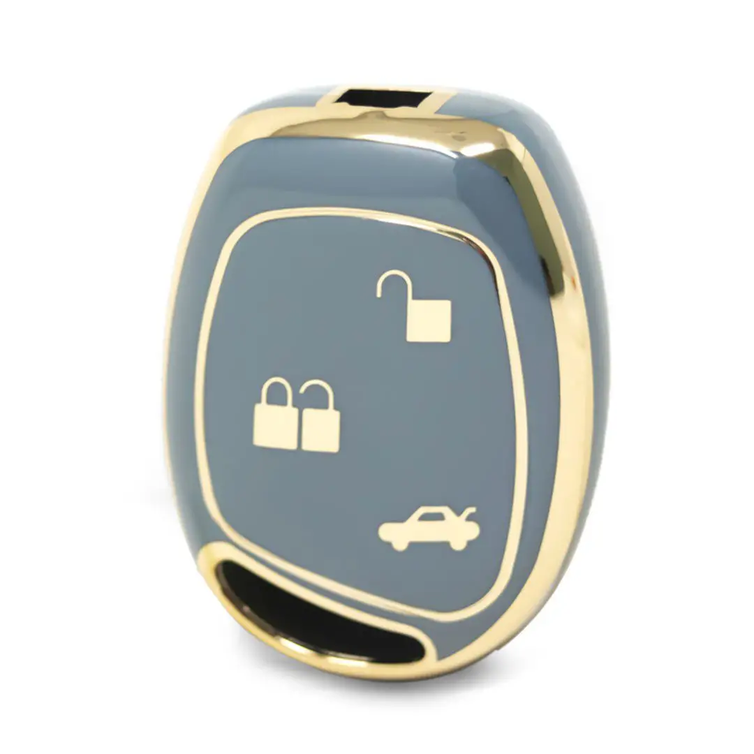 4116-G | Ford Silikon Kılıfı 3 Buton Gri