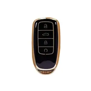 4512-B | Chery Tiggo 8 plus Nano Silikon Kılıfı 4 buton Siyah