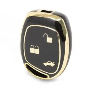 4116-B | Ford Silikon Kılıfı 3 Buton Siyah