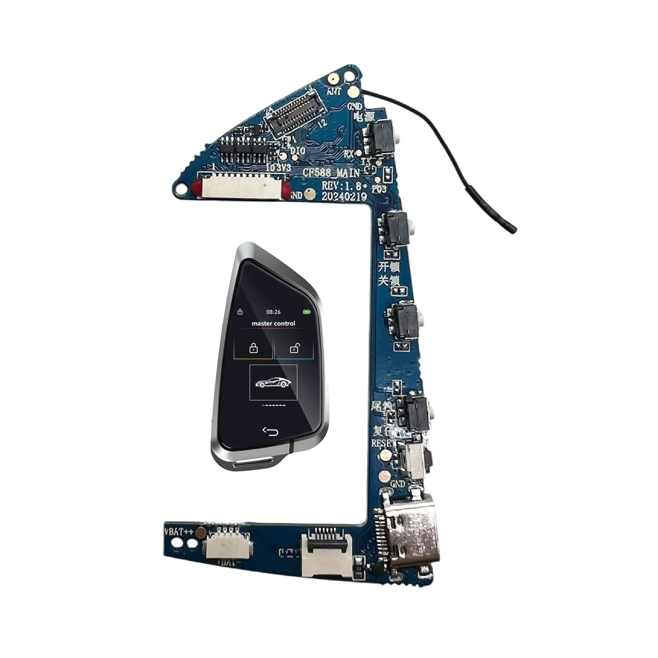 LCD EN588 BMW Tipi Ekranlı Smart Kumanda için Anakart - Görsel 2