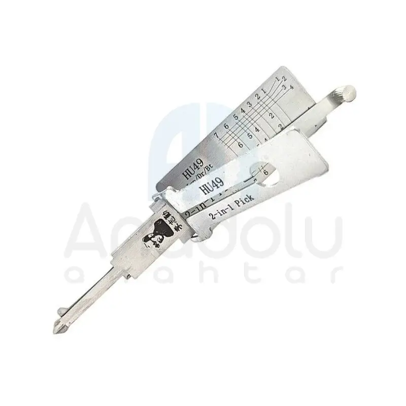 7719 | Lishi HU49 2 in 1 VW kilit açma Maymuncuk 1 7719 | Lishi HU49 2 in 1 VW kilit açma Maymuncuk