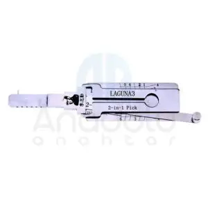 44 Lishi Laguna 3 - 2 in 1 kilit açma Maymuncuk