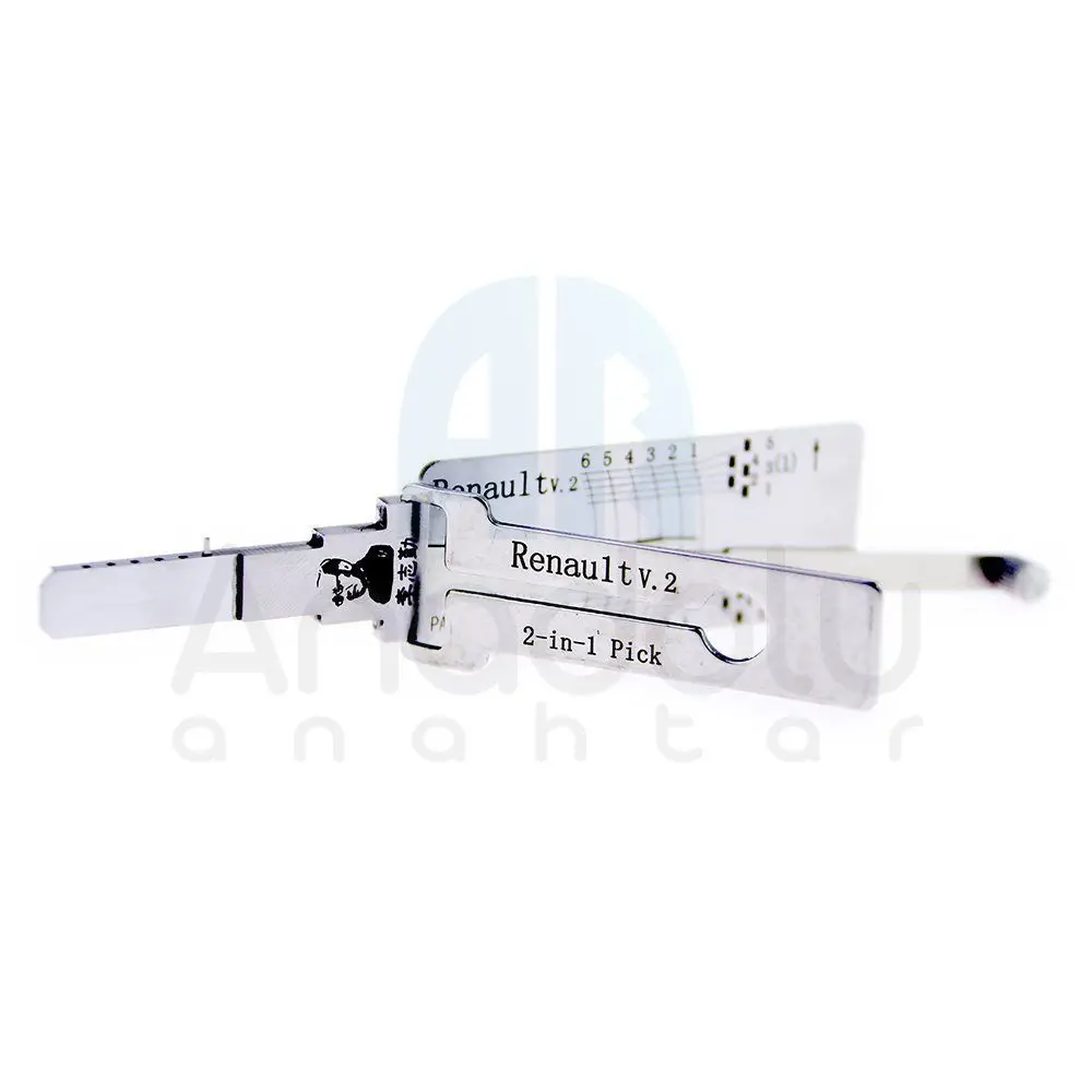 7721 | Lishi Renault 2 in 1 kilit açma Maymuncuk Scenic, Fluence, Koleos, Megane, Laguna, Latitude