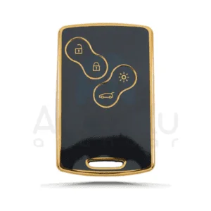 3527-Y | Renault Kart Kumanda Silikon Kılıfı 4 Buton Yeşil