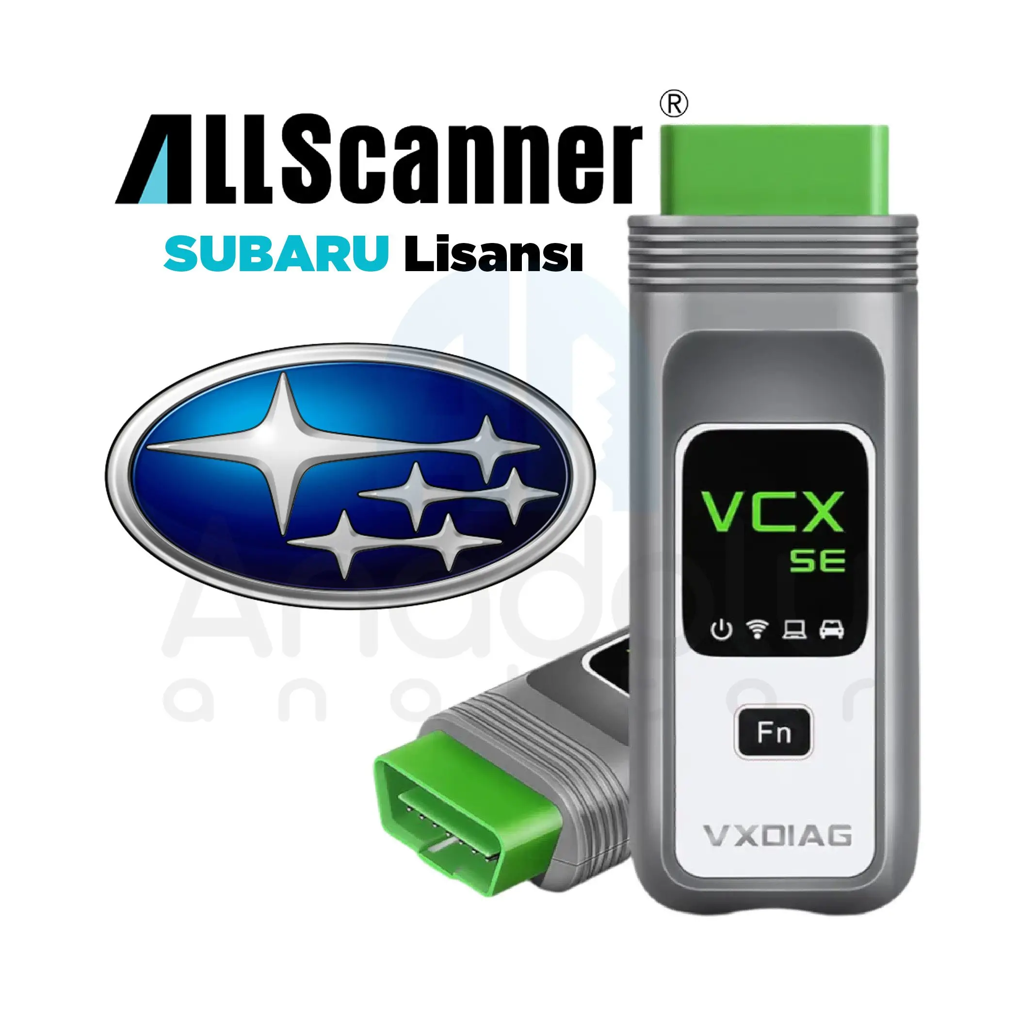 8310 | All Scanner Subaru Lisansları için VCX SE Diagnostik Tool