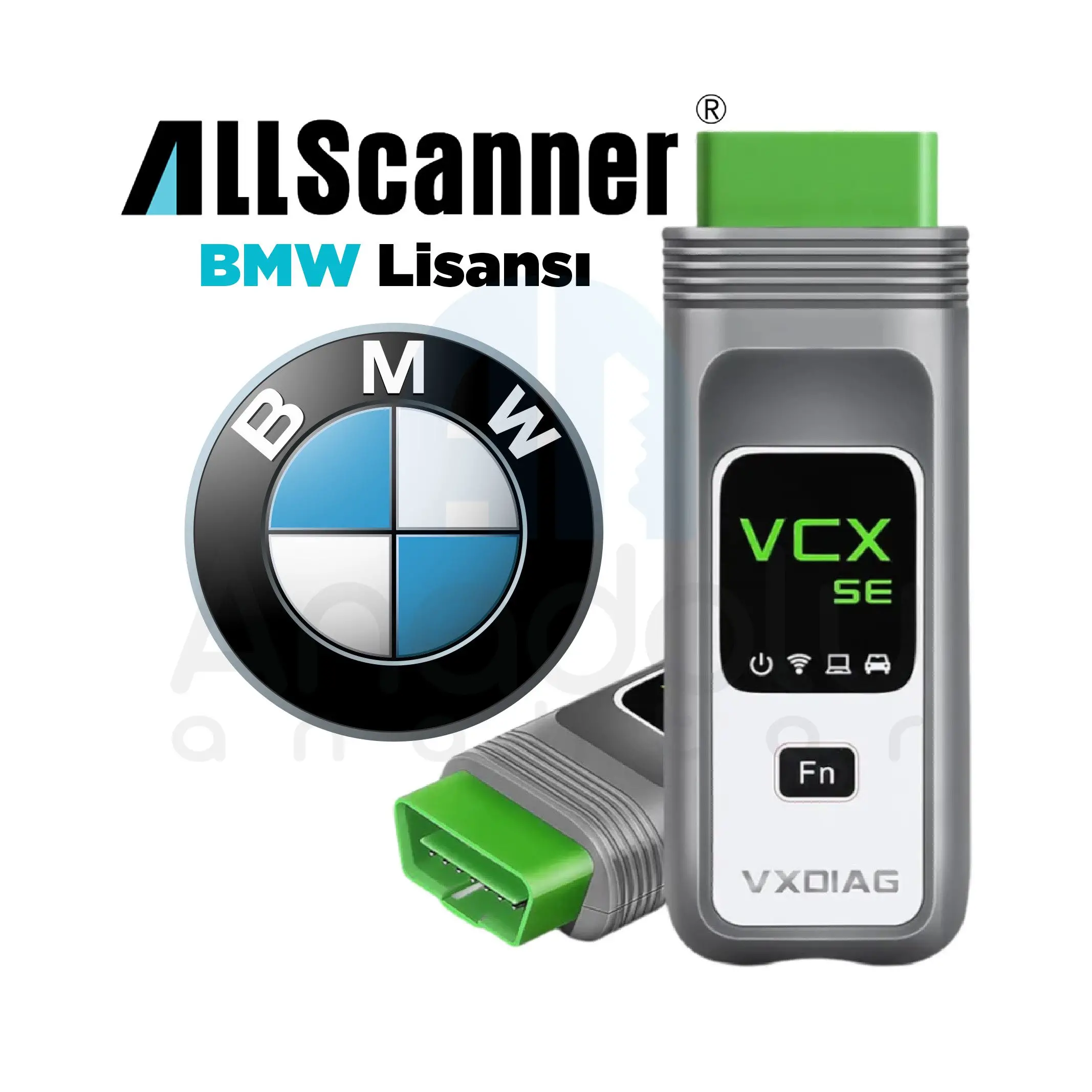 8308 | All Scanner BMW Lisansları için VCX SE Diagnostik Tool