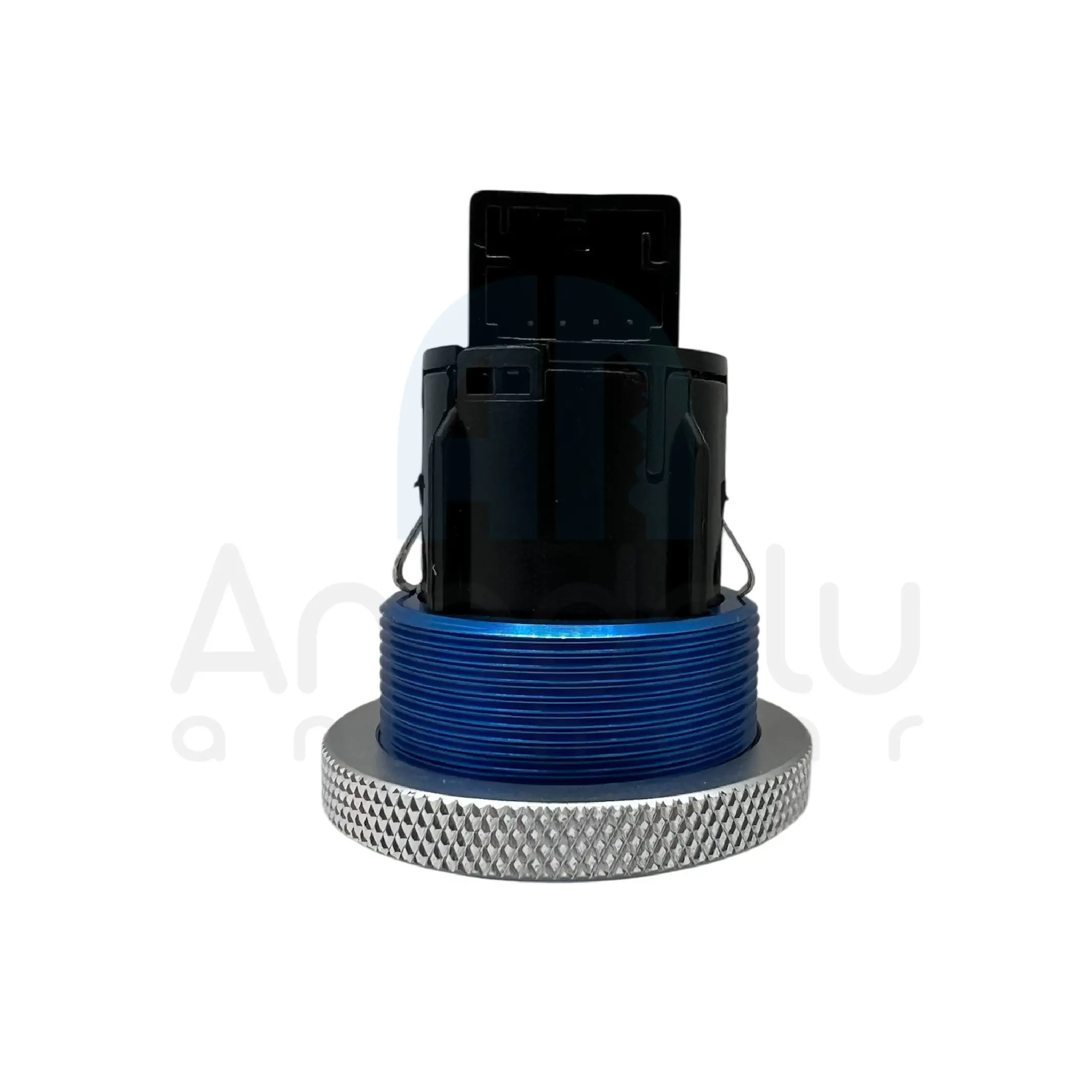 8101 | Start Stop Buton Mavi Kristal - Görsel 2