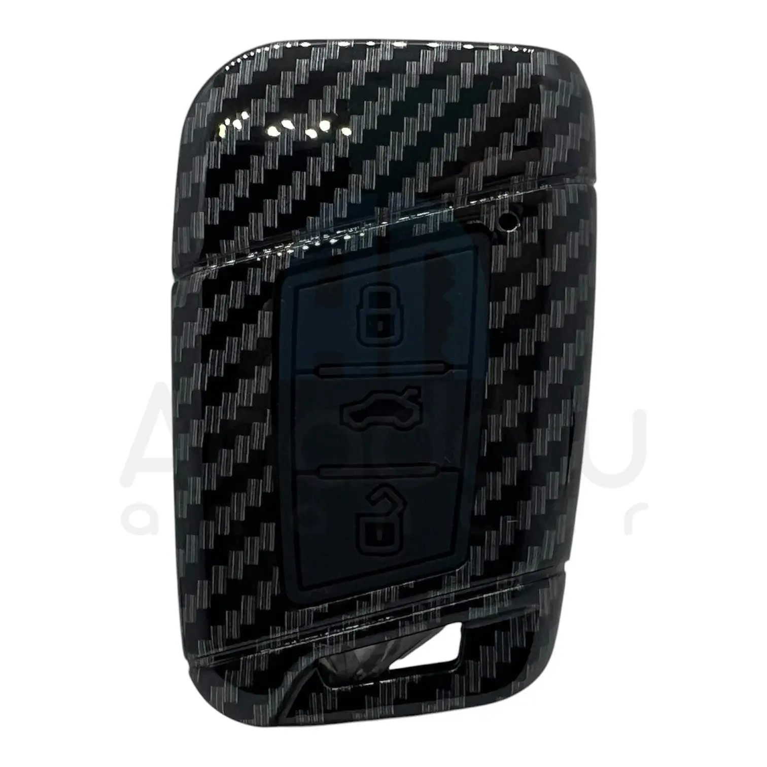 2812KARBON | Volkswagen Smart 3 Buton Karbon Fiber Kılıfı