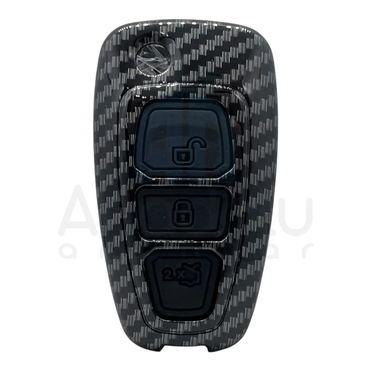 4111KARBON | Ford Focus 3 Sustalı 3 Buton Karbon Fiber Kılıfı