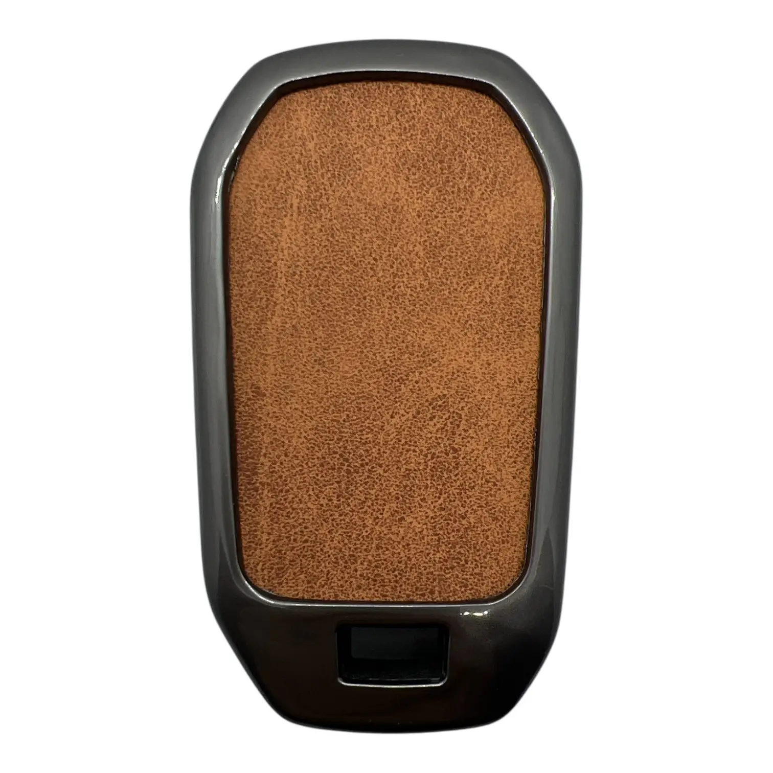 3410Vip KR | Peugeot Citroen Sustalı Metal Kılıfı 3 Buton Kahverengi - Görsel 2