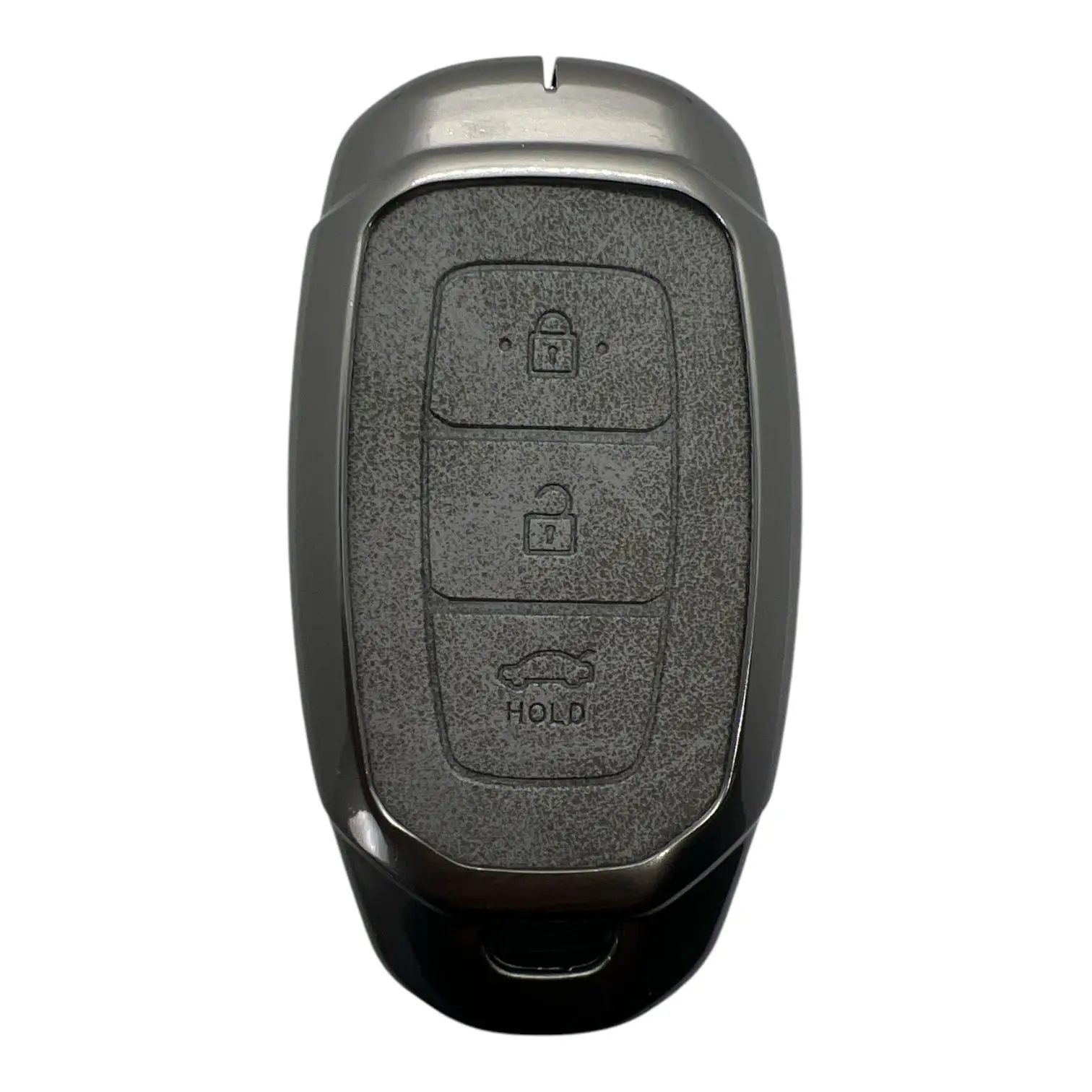 2112Vip G | Hyundai Smart Metal Kılıfı 3 Buton Gri