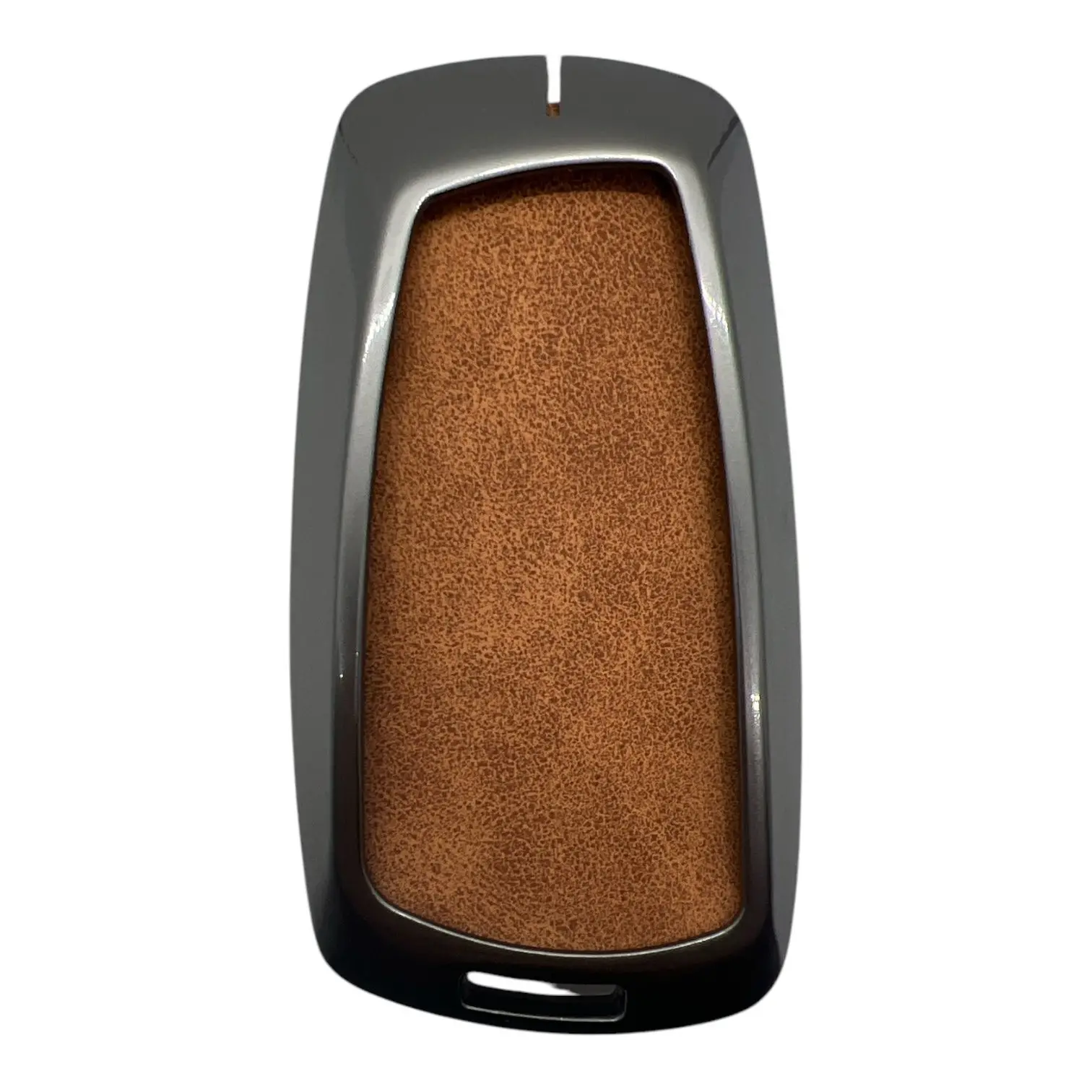 2709Vip-KR | BMW Smart Metal Kılıfı 4 Buton Kahverengi - Görsel 2