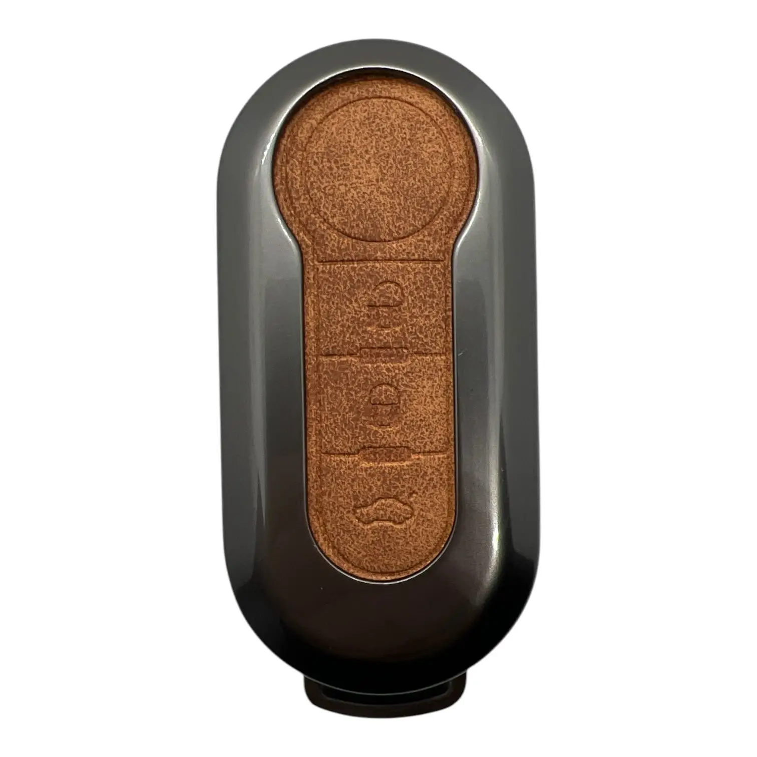 3810Vip KR | Fiat Sustalı Metal Kılıfı 3 Buton Kahverengi