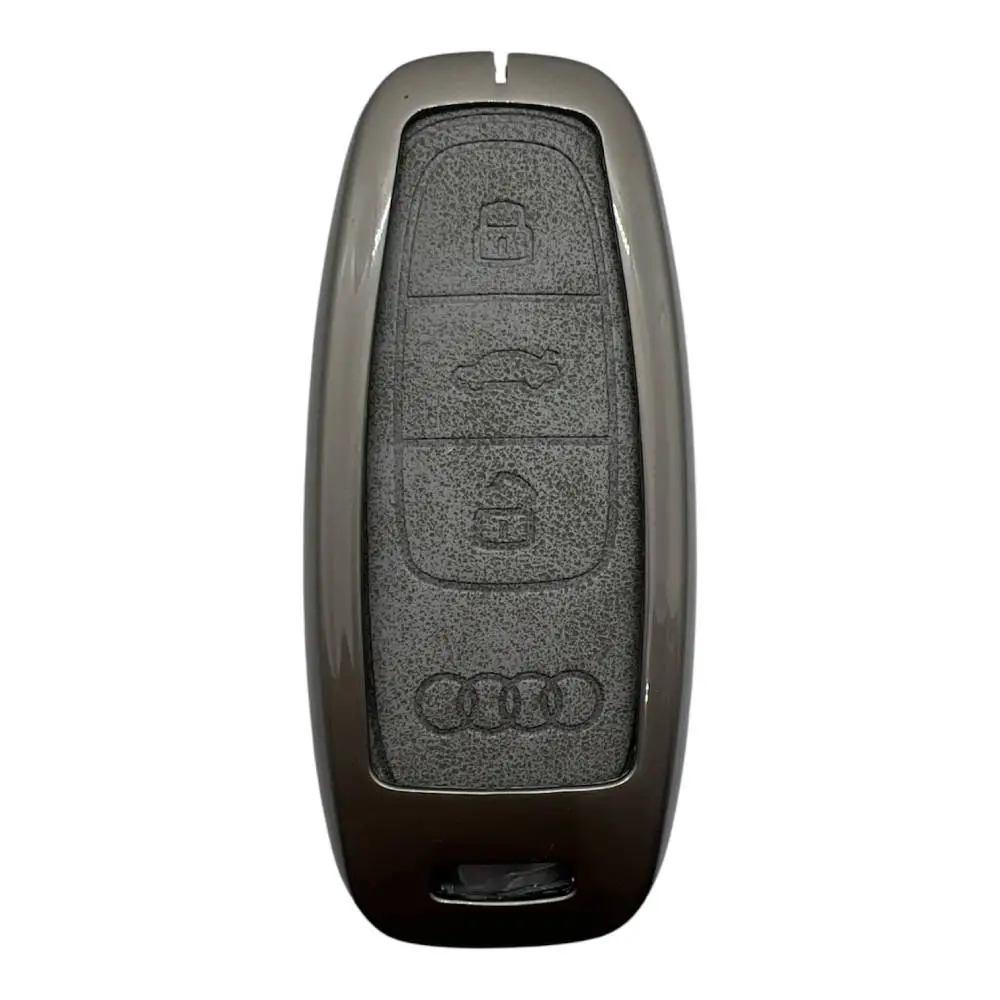 2932Vip G | Audi Smart Metal Kılıfı 3 Buton Gri