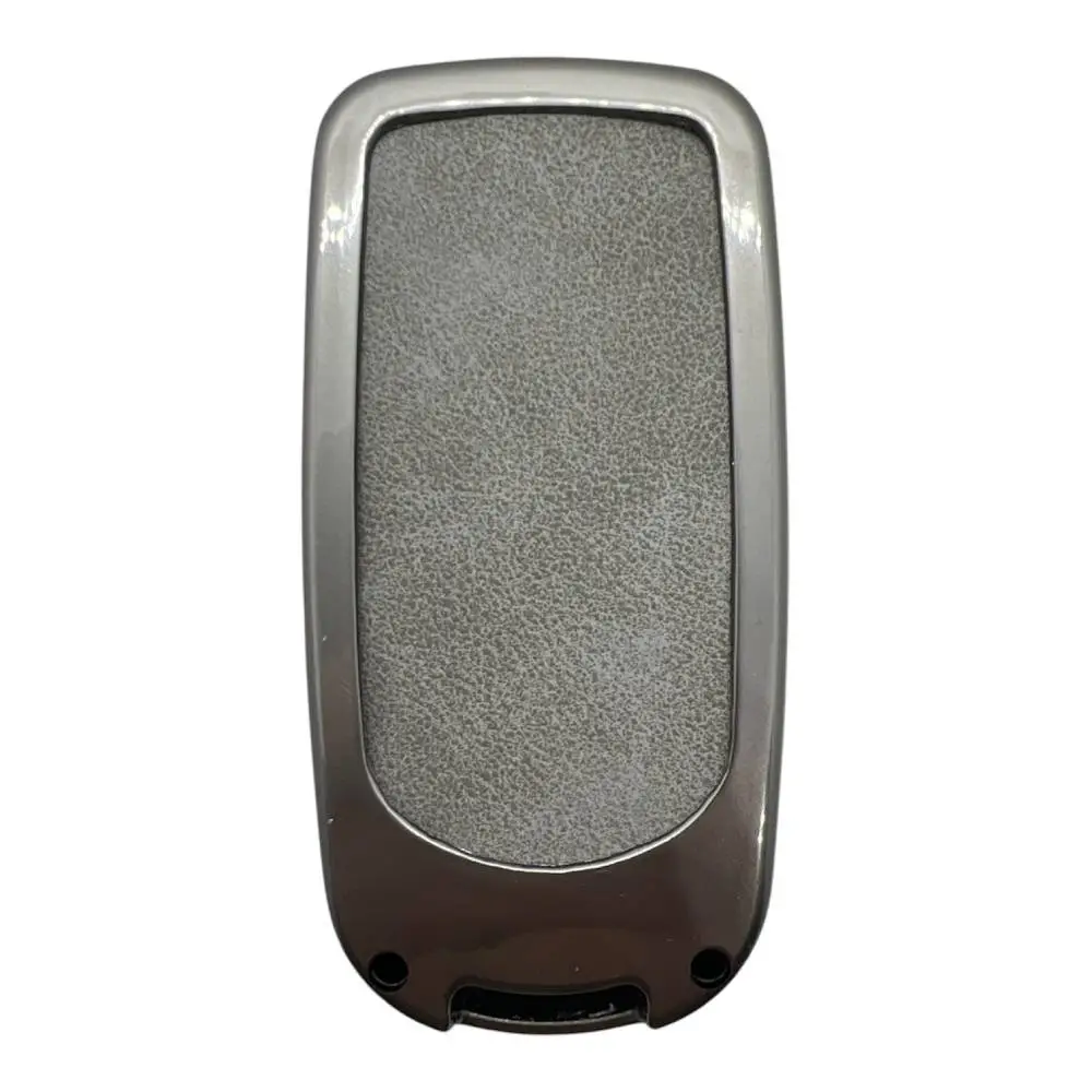 3811Vip G | Fiat Egea Sustalı Metal Kılıfı 3 Buton Gri - Görsel 2