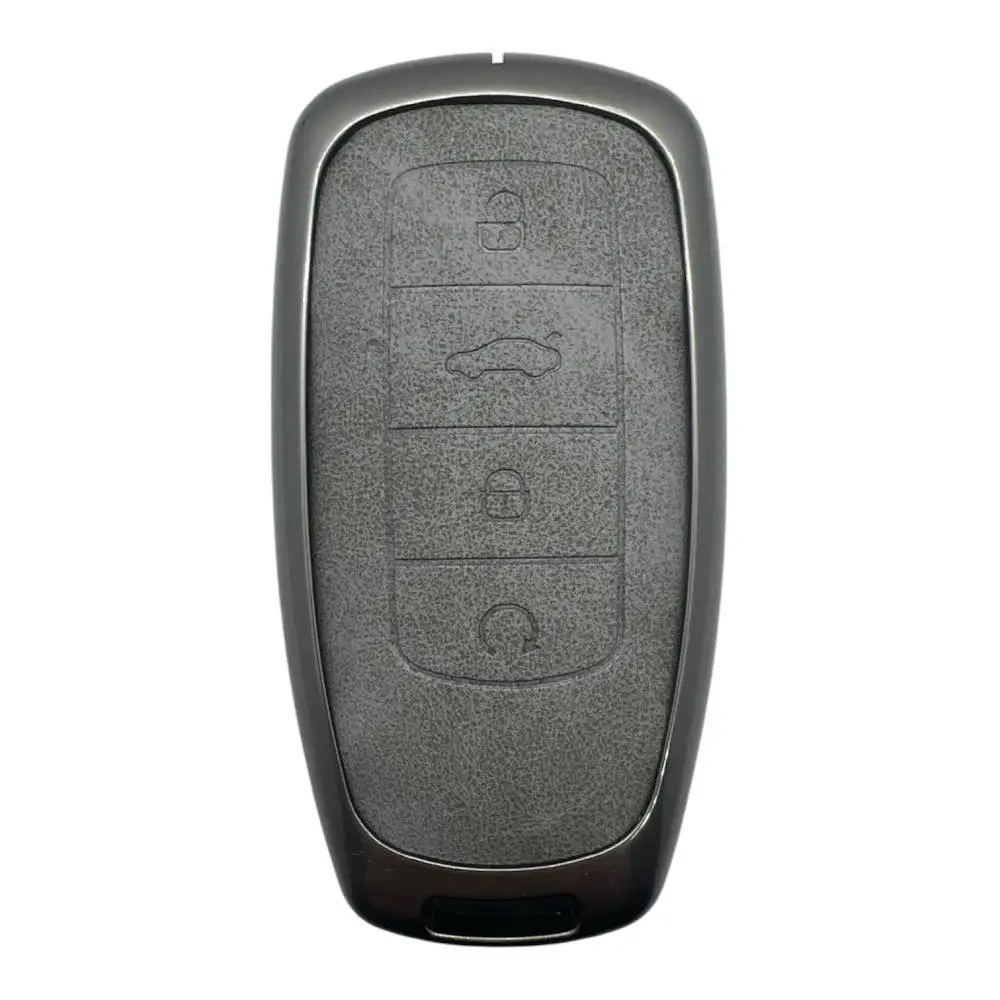 4512Vip G | Chery Tiggo 8 plus Metal Kılıfı 4 Buton Gri