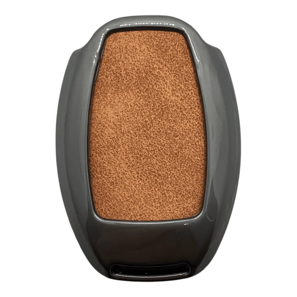 2610Vip KR | Mercedes Metal Kılıfı 3 Buton Kahverengi - Görsel 2