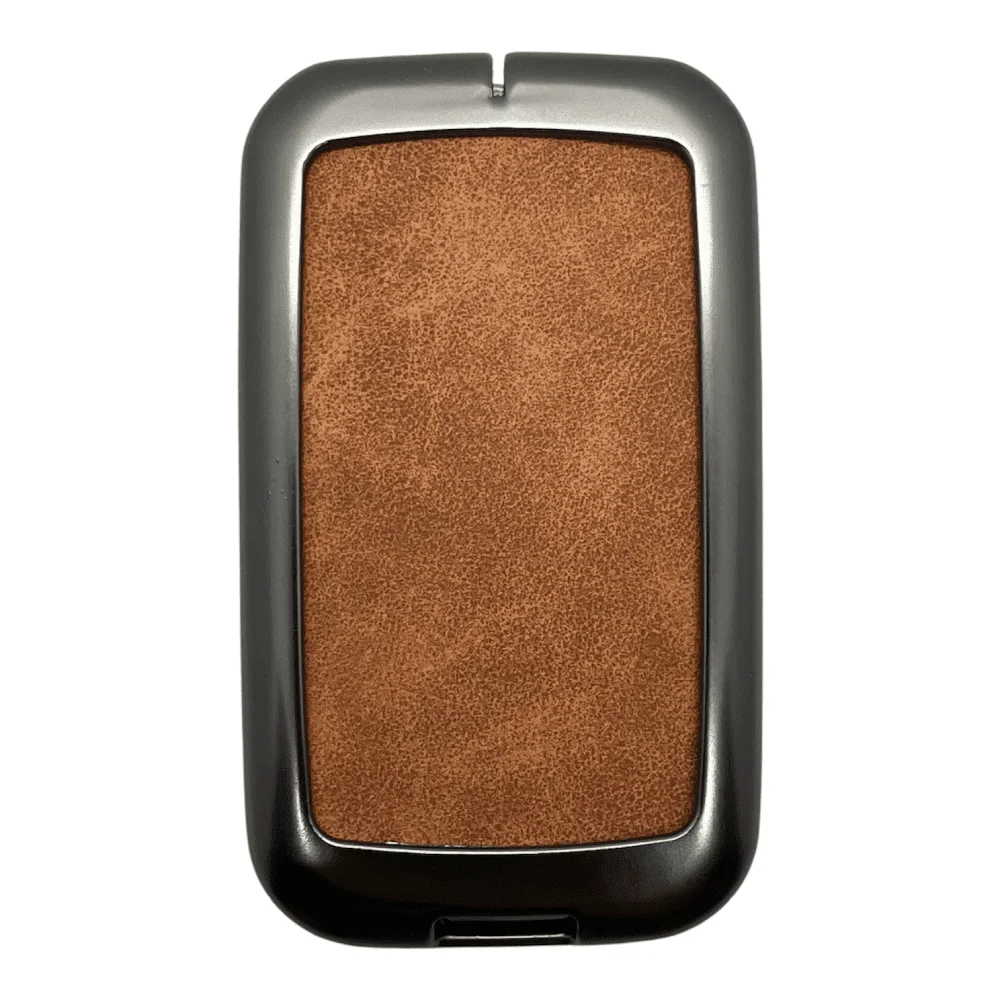 3510Vip KR | Renault Kart Metal Kılıfı 4 Buton Kahverengi - Görsel 2