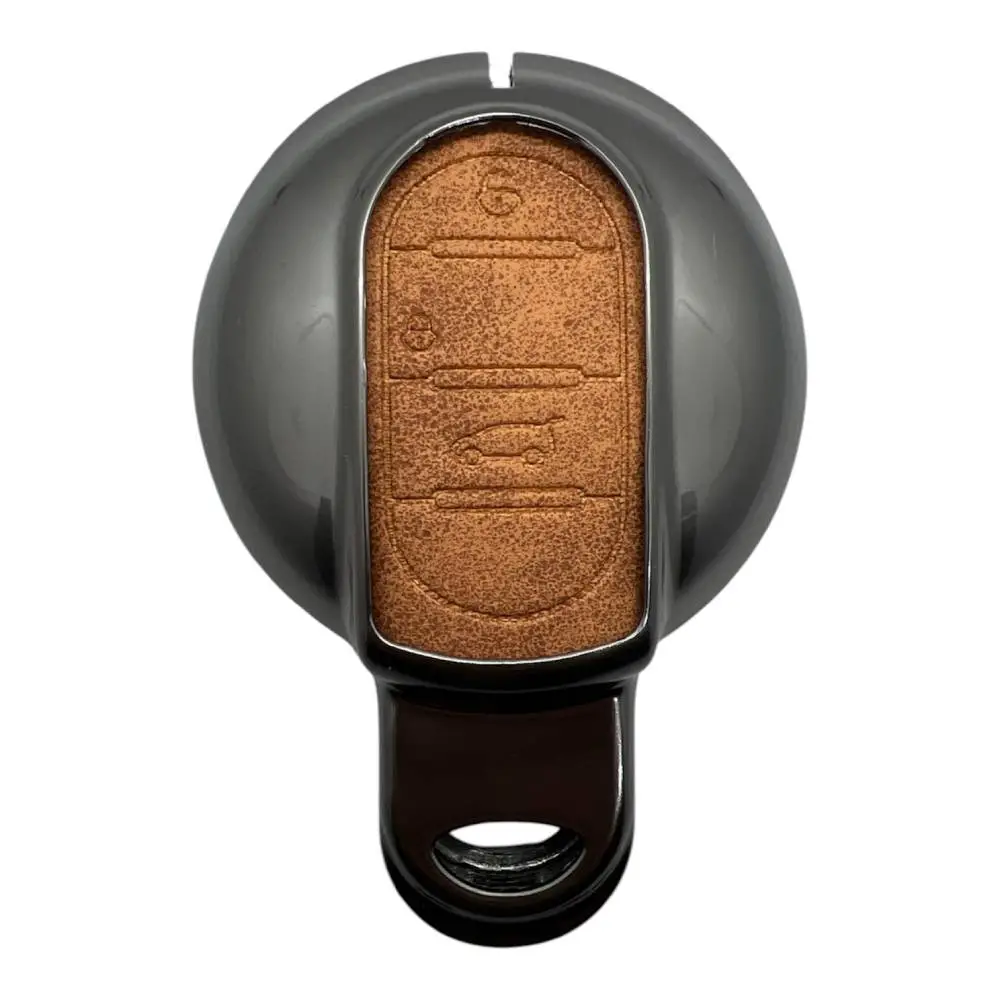 3613Vip KR | Mini Cooper Metal Kılıfı 3 Buton Kahverengi