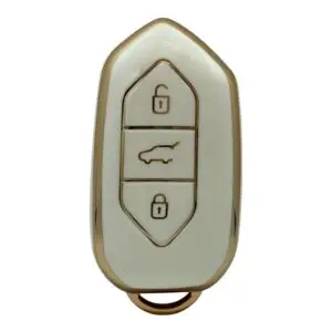 Togg smart kumanda Nano kılıfı (Beyaz-altın)