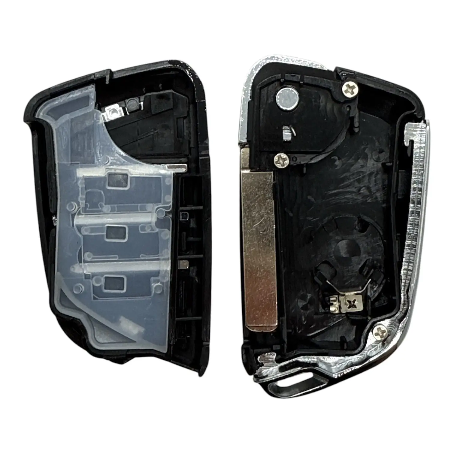 3439 | Peugeot Çevirici Sustalı Kumanda Kabı 2 Buton VA2 Pil Yataklı - Görsel 4