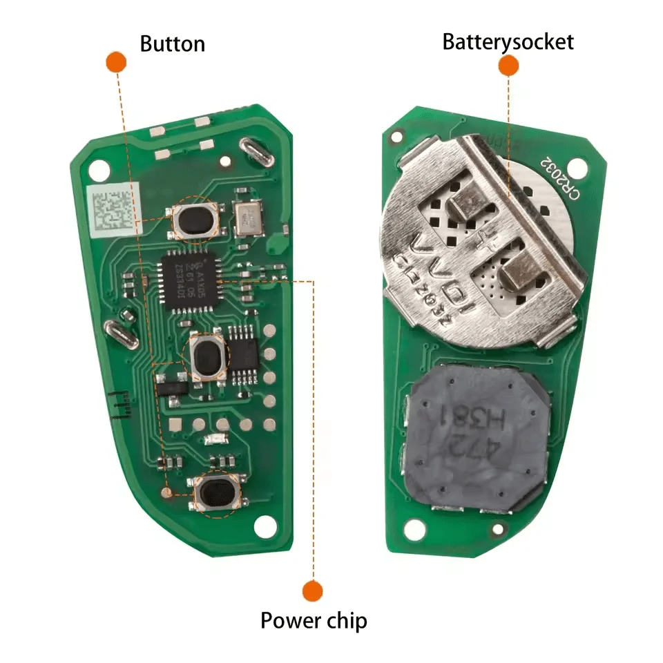 7823 | XSDFX1EN XHORSE Universal Smart Kumanda 3 Buton 2 7823 | XSDFX1EN XHORSE Universal Smart Kumanda 3 Buton - Görsel 2