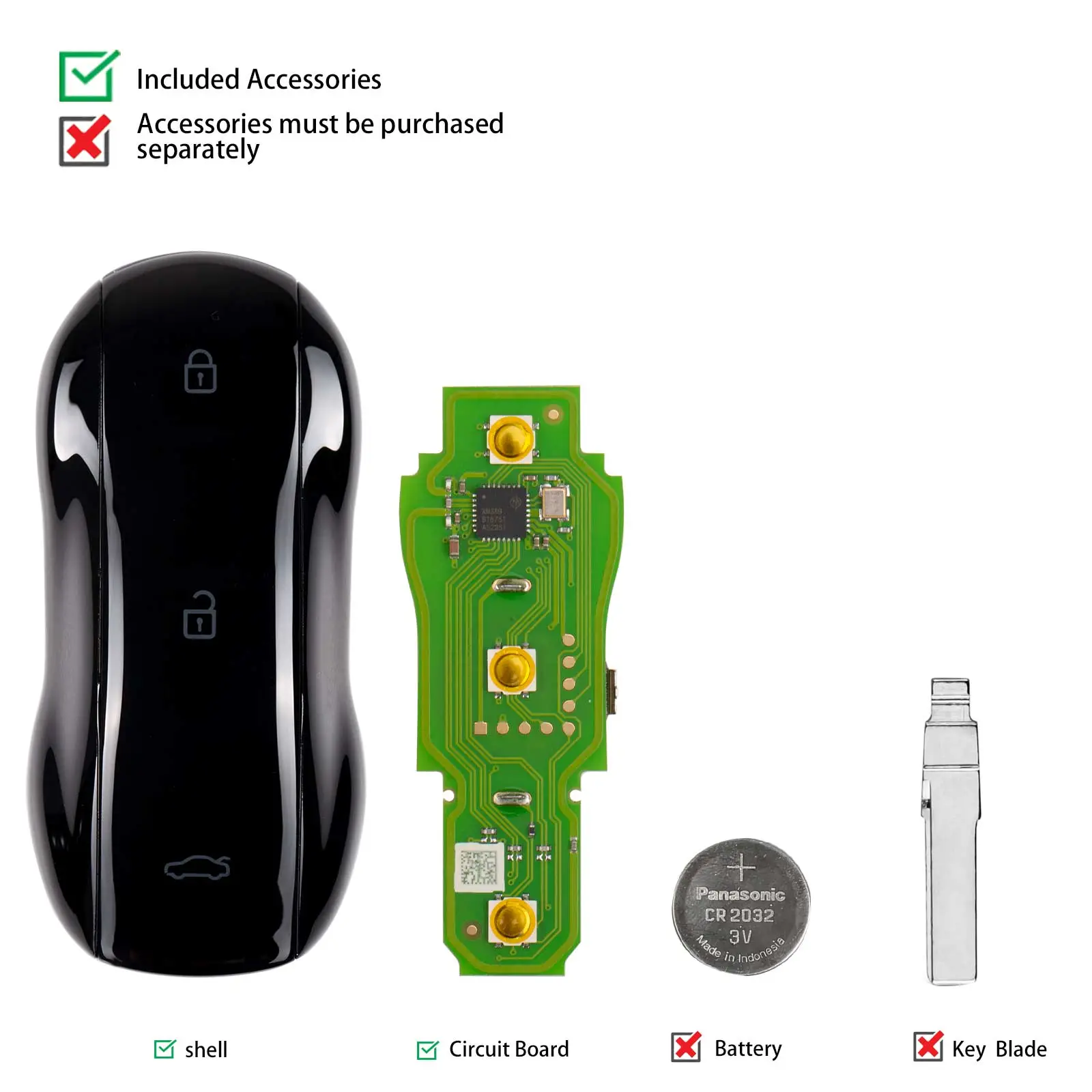 7819 | XSSC01EN XHORSE XM38 Universal Smart Kumanda Siyah Renk - Görsel 4