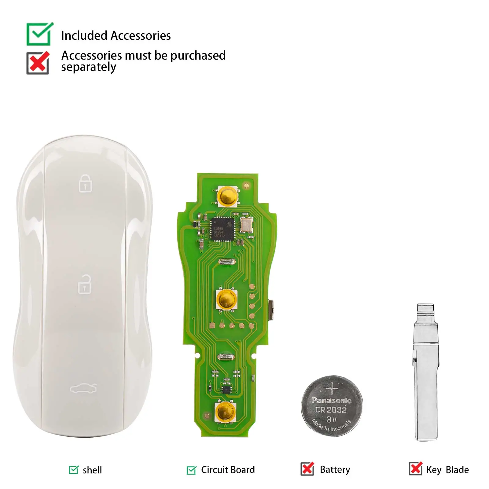 7820 | XSSC05EN XHORSE XM38 Universal Smart Kumanda Beyaz Renk - Görsel 4