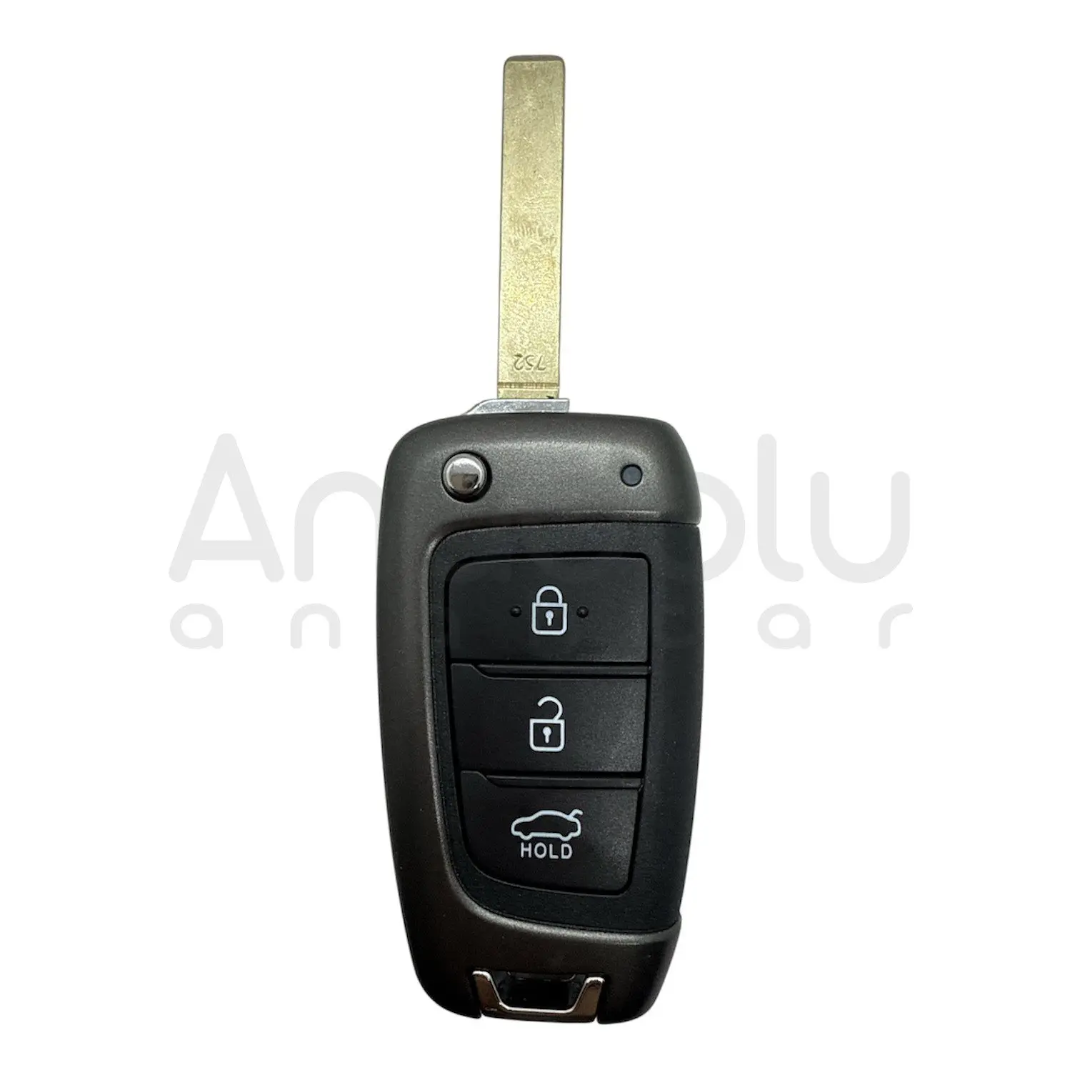 2162 | Hyundai Yeni Sustalı Kumanda Kabı 3 Buton - Görsel 3