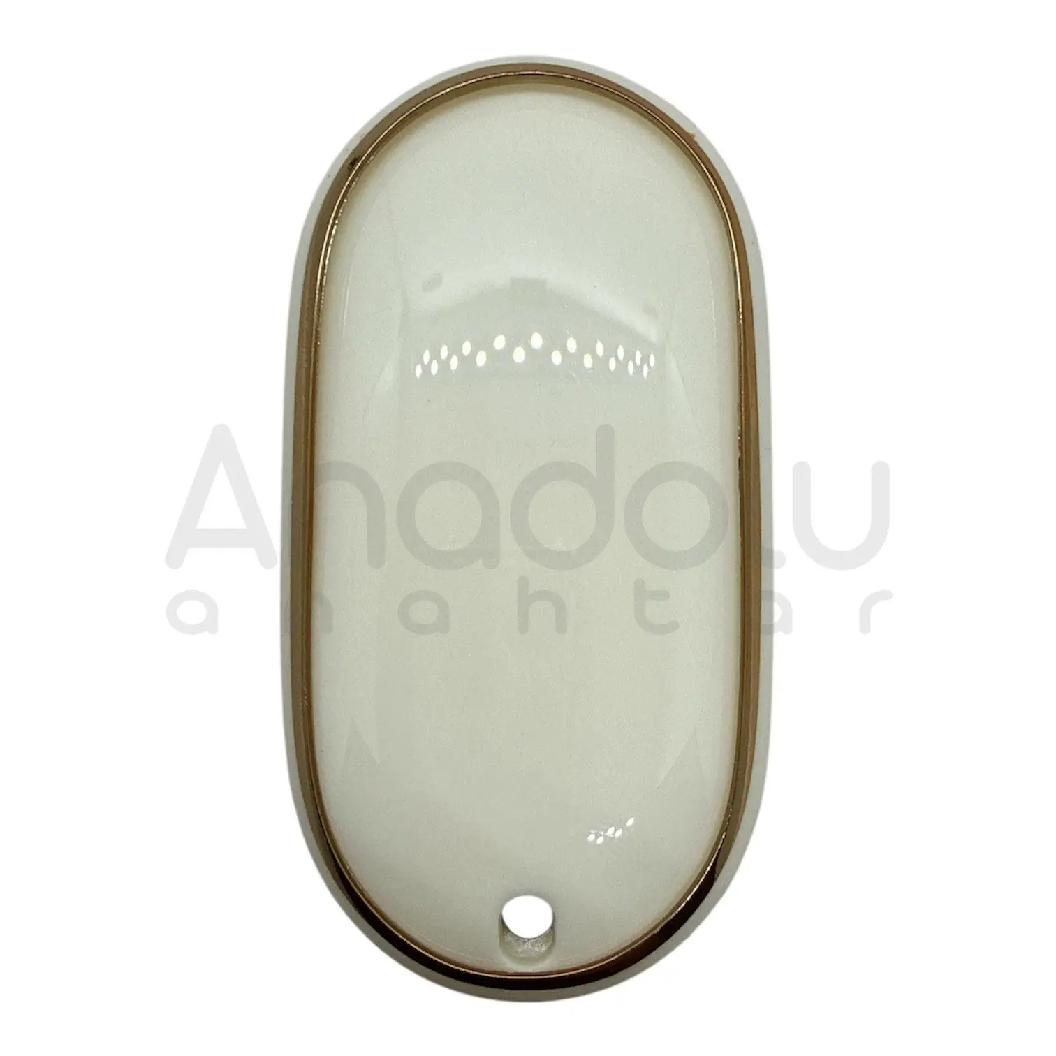 2612-W | Mercedes Smart Nano Silikon Kılıfı 3 Buton Beyaz - Görsel 2