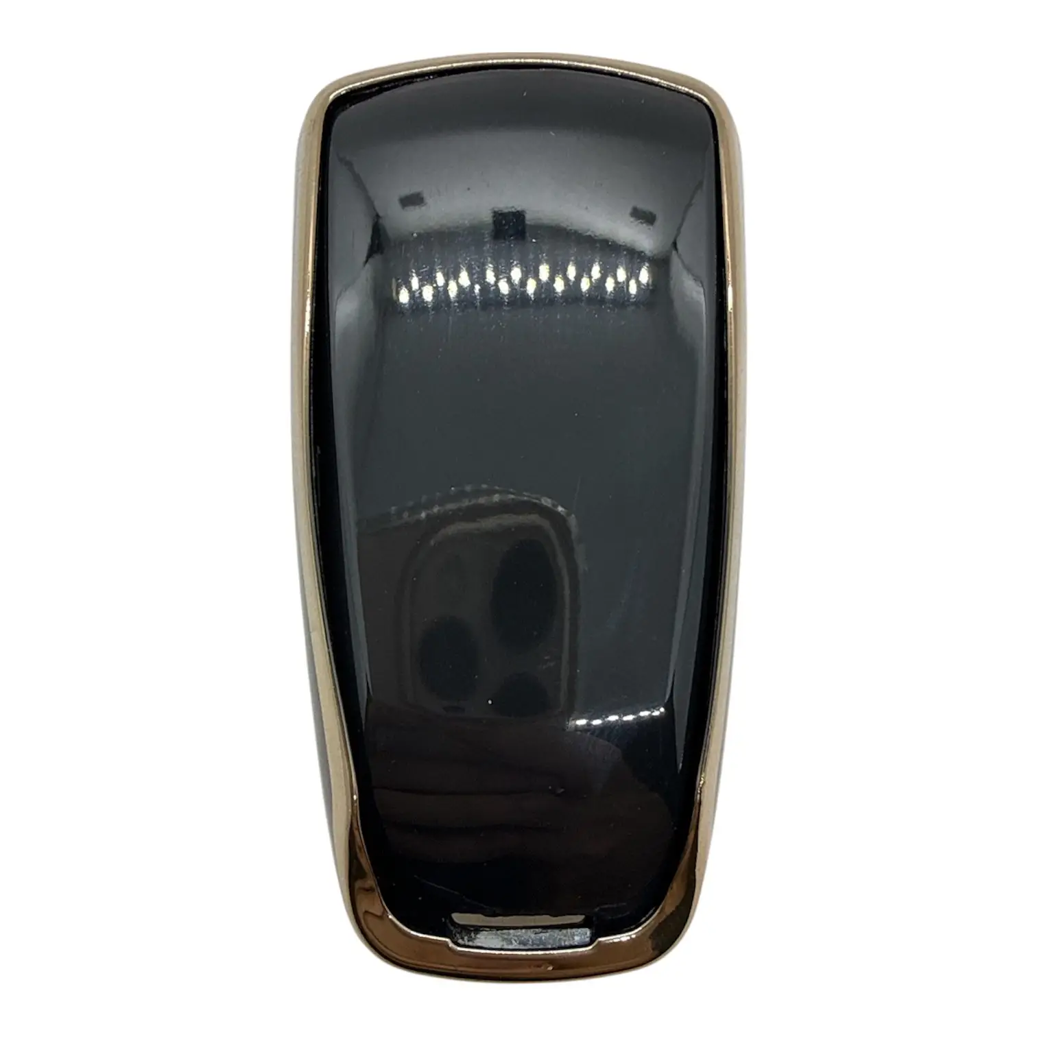 2931-B | Audi Smart Nano Silikon Kılıfı 3 Buton Siyah - Görsel 2