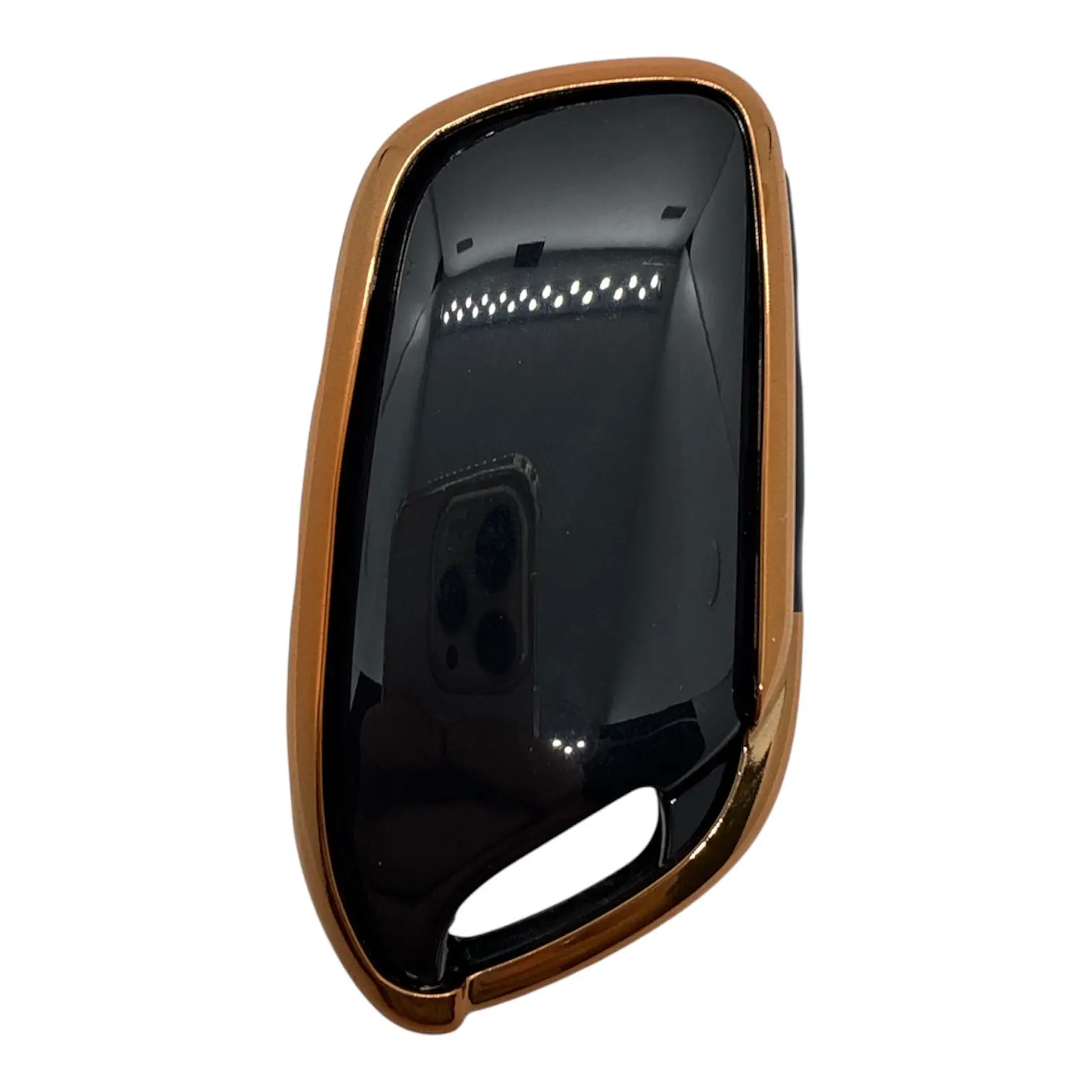 4611-B | MG Nano Silikon Kılıfı 3 Buton Siyah - Görsel 2