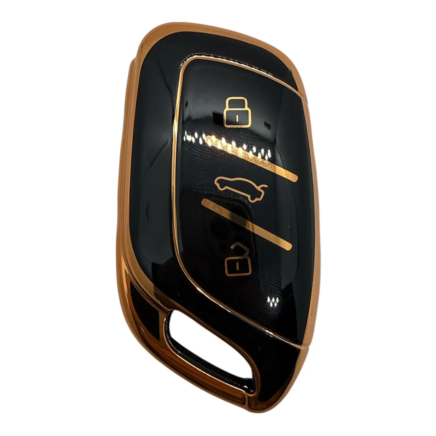 4611-B | MG Nano Silikon Kılıfı 3 Buton Siyah