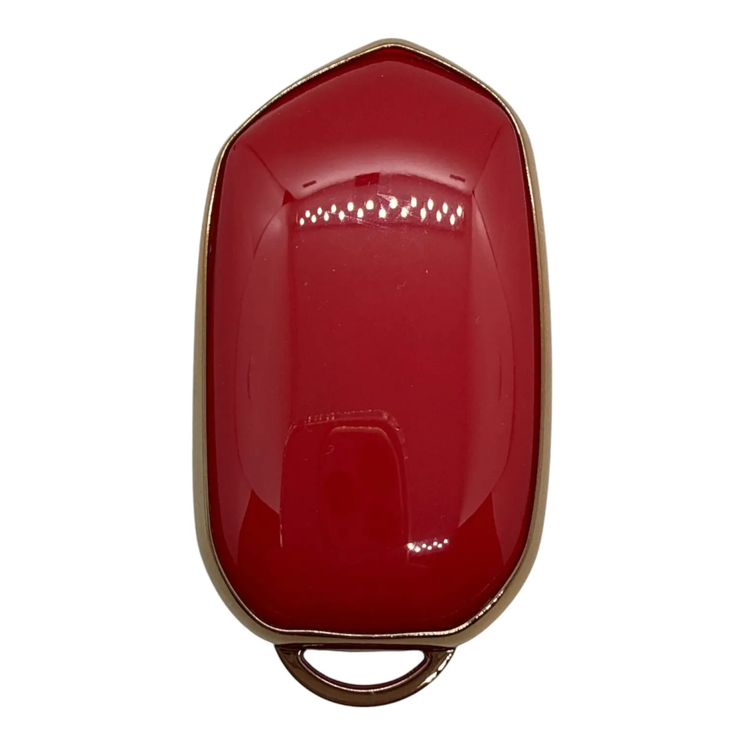 5010-K | Togg Smart Kumanda Nano Silikon Kılıfı Kırmızı-Altın - Görsel 2