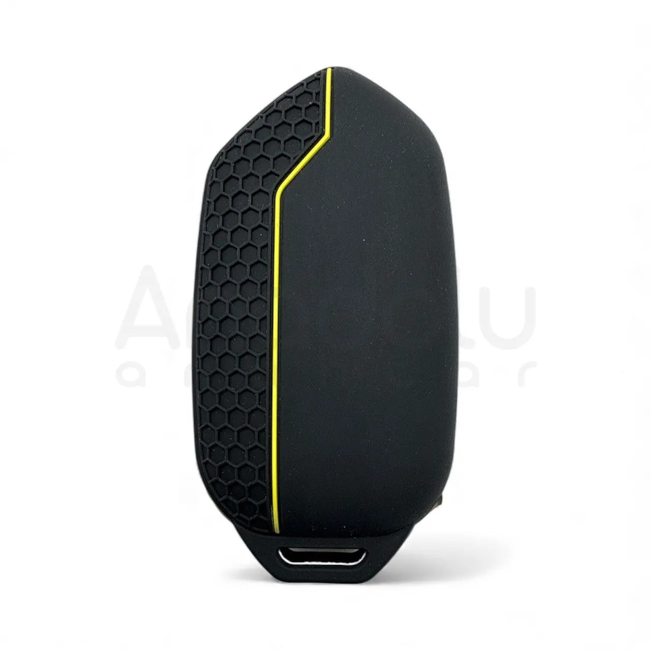 5011-S | Togg Smart Kumanda petek desenli Silikon Kılıfı Sarı - Görsel 2