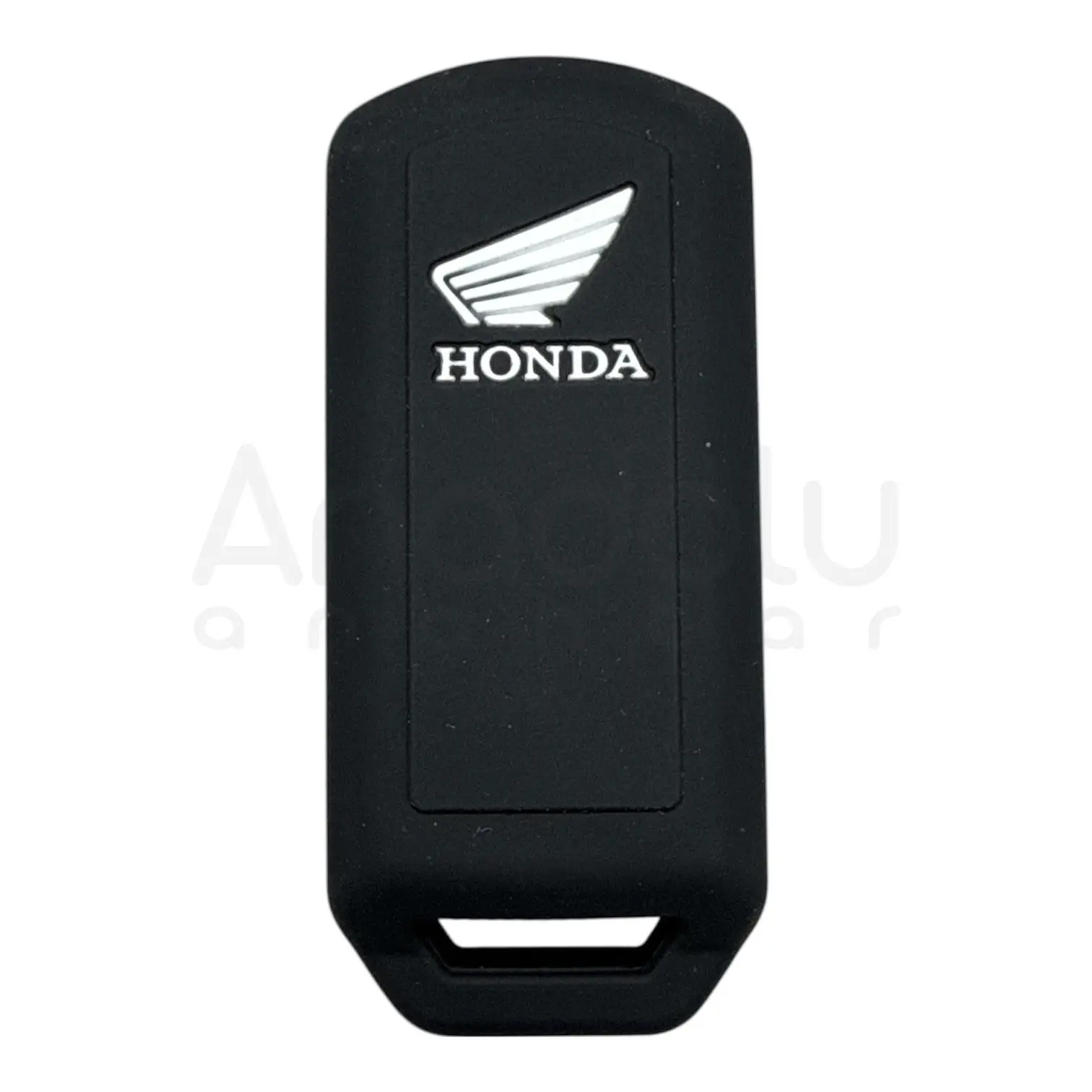 1727-B | Honda Motosiklet Anahtar Silikon Kılıfı 2 Buton Siyah - Görsel 2