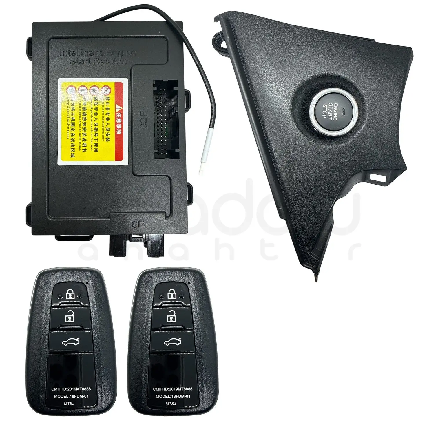 10105 | Toyota Corolla 2019-2024 uzaktan çalıştırma + Panel 1 10105 | Toyota Corolla 2019-2024 uzaktan çalıştırma + Panel